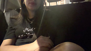 I Seduce a Taxi Driver at the Nightclub and I Convince Him to Give Me Creampie