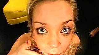 Amateur girlfriend home blowjob anal and facial cumshot