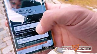 Mia Blow Public Blowjob & Hotel Fuck - German Amateur Anal with Cumshot