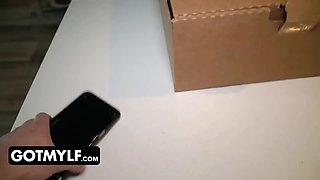 Mischievous stepson tricks his fabulous milf step-mom to plead him to stick his dick inwards her tastey twat