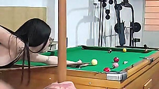 Playing Naked Pool with My Boyfriend and My Father-in-law