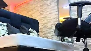 Big Tits Shemale Masturbate her Big Cock