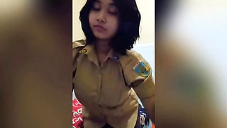 Natural Big Tits Asian Teen Fingering Her Tight Pussy to a Real Squirting Orgasm - Homemade HD