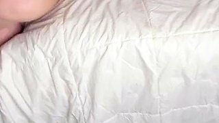 Mexicana blowjob with her big boobs