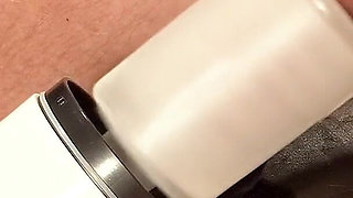 Left Alone to Post Orgasm Machines Restrained to a Cock Milking Machine for a Post Orgasm Torment