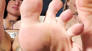 POV They Know You Love Their Soles and Won’t Stop Teasing with Mars Solo and Tatiana Vex