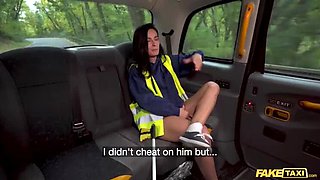 Fake Taxi picks up petite Czech babe Lexi Dona for public car sex & blowjob