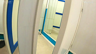 DRESSING ROOM CUCK ADVENTURE: I show myself total naked with hard dick to BeaSecrets and she can't resist