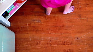 Bts Petite Blonde Big Boobs Kitchen Cumshot 4K
