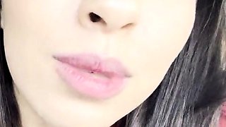 Big-Titted Brazilian Teen's Solo Webcam Show