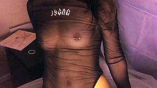 Small titted babe Monica Sweet in