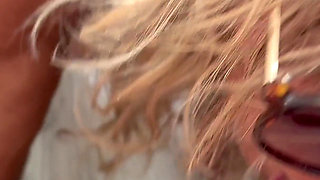 Beach Babe Pisses on My Cock and Blows Me Hard!