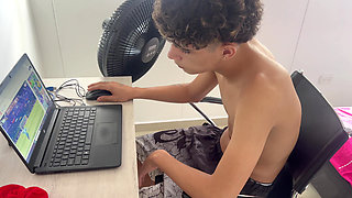 My Little Stepbrother Helps Me with My Homework and I Take Advantage of It to Fuck Me Very Hard