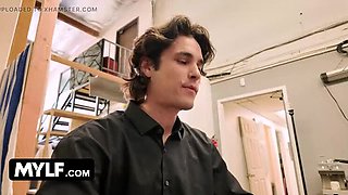 Richelle Ryan MILF Blowjob and Hardcore Fuck with Young Stud Anthony White