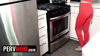 Vanessa Cage and Ike Diezel's yoga trailer by Perv Mom