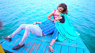 Husband Fucks Wife Hardcore on Honeymoon Boat in Middle of Sea - Desi Bhabhi 18 Year Old First Time