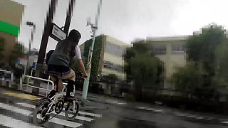 Angel Secret Follower- Following and Meeting a Biker Girl
