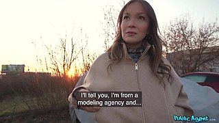 Outdoor POV from Public Agent - Sexy Redhead Spanish Fucker Paola Guerra