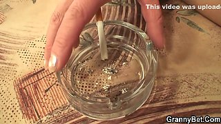 Slim Blonde Granny Riding Big Young Dick 6 Min
