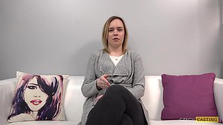 Pavla Surrenders to Czech Casting Brunette Passion Heat