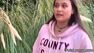 An Innocent Latina Teen Fucks For Money