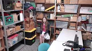 Mature stepgrandmother and teen got punished for stealing