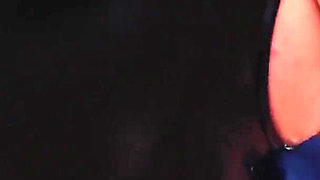 Sexy Latex Model with Curvy Body Rubber Erotic Teasing...