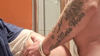 Fucking From Behind in the Bathroom