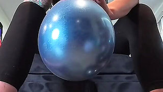 Giantess Blows up an Entire Bag of Balloons Tiny POV Foot Tease & Dirty Looks