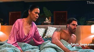 Step Family Foursome Taboo - Dana Vespoli Alexia Anders Share Bed With Step Sons Josh Rivers Ken Feels