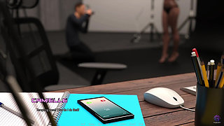 Husband Fucked His Busty Wife and Creampiedherpussy- 3D Hentai Game -theoffice