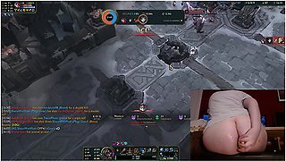 Gamer Girl And Deutsche Amateure - Fucking My Ass With A Banana Toy When Im Dead League Of Legends #18 Luna