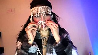 Hot brunette from squirt masturbating on webcam