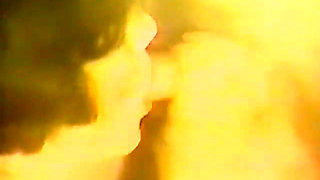 Horny Brunette Sucking Real Mean Cock