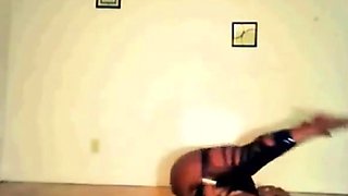 Black BBW Twerking on Webcam - Interracial Sensuality