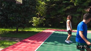 Ethan's Wild Ball Passion in a Public Outdoor Encounter