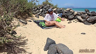 Fuerteventura Beach Squirt Cum