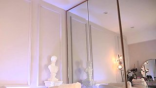 Curly Blonde Teen Records Solo Dildo Masturbation More at