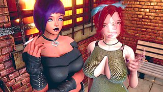 3D animated fun with an Asian slut in wild adult games