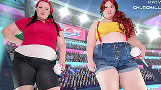 Misty and May Facesitting and Farting Battle Punishment