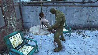 Fallout 4: Naughty Encounter with Mutant