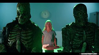 Emma Rosie Monster Fucked At The Morgue - Mind Control Mesmerizing Hardcore Demon Gangbang