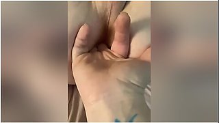 Stepdaughter Gives Stepfather A Prostate Massage With 4 Fingers And Big Dildo