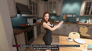 Mommy with big boobs brings the taste of seduction to playtime