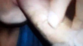 Stepsister trickd sucking cock