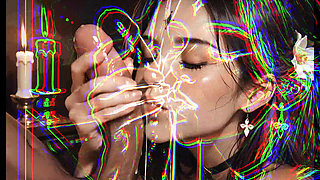 The 42-year-old stepmother kneels down and swallows everything her 19-year-old stepson is in the kitchen. Forbidden Oral Love Without Limits - IA