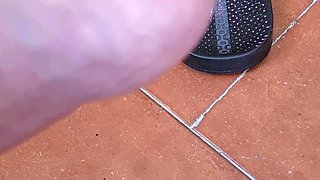 Horny amateur girls with a foot fetish play along