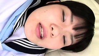 Japanese teens pussy toying