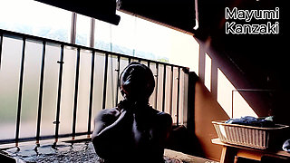 A Married Woman Taking a Bath in a Hotel Room