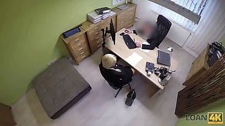 Loan4k. porn casting is performed in loan office by horny agent